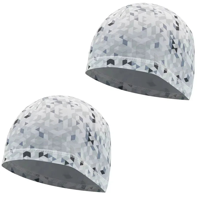 1/2pcs Quick Dry Helmet Cycling Cap Anti-UV Anti-Sweat Sports Hat Motorcycle Bike Riding Bicycle Cycling Hat Unisex Inner Cap Oasis Select 10-2pcs