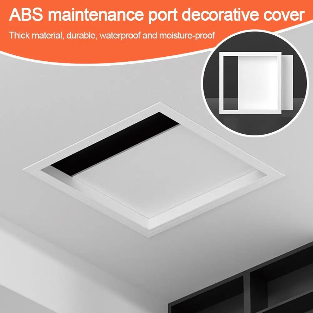 White Hinged Access Panel – Plastic Wall & Ceiling Inspection Hatch