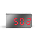 Bedroom And Office LED Mirror Clock Flexible Power Supply Clock Battery Operated Green Convenient Travel Clock Oasis Select Red China Mainland
