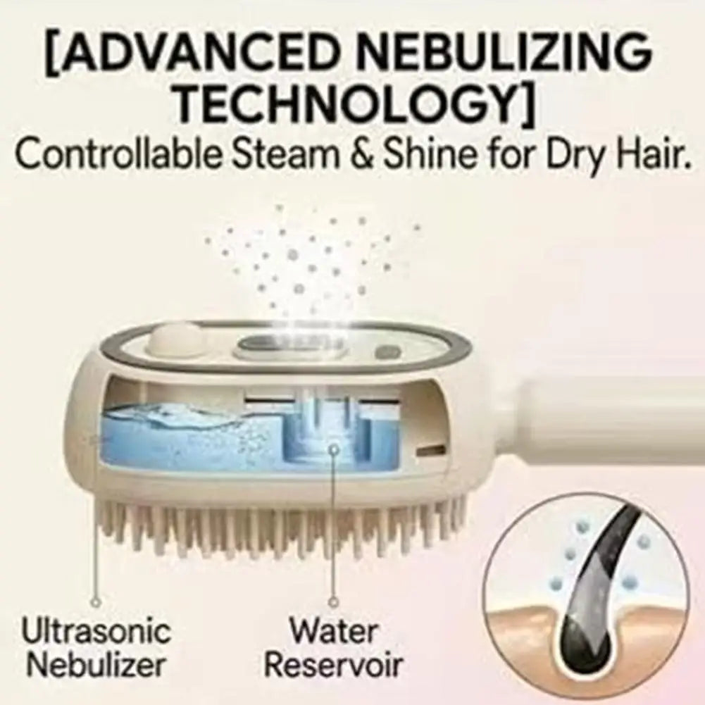 2-in-1 Spray Massage Hair Comb – Scalp Nourishing Hairbrush Spray Massage Hairbrush Oasis Select