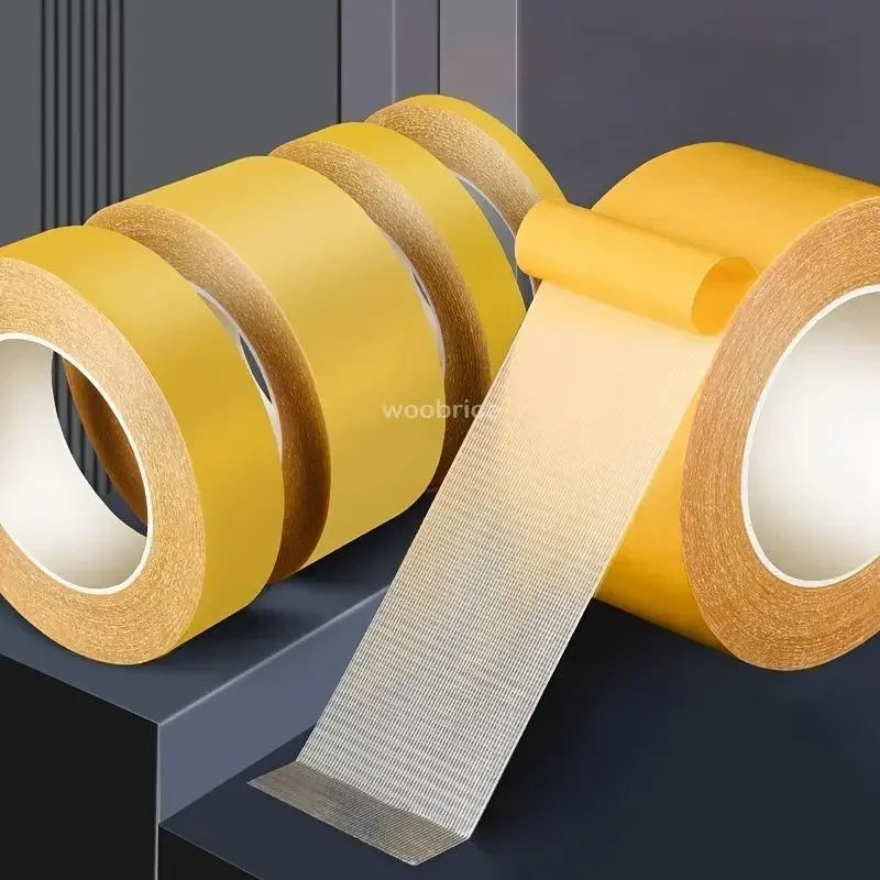 Extra Strong Double Sided Adhesive Tape Thin Super Strong Heavy Fixation Bookbinding Mesh Waterproof Powerful Grid Carpet Tape Oasis Select