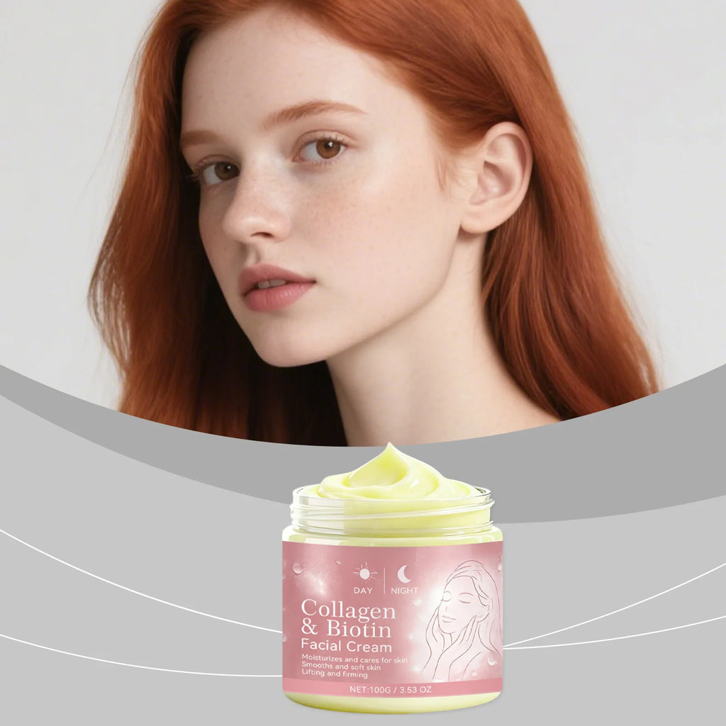Collagen & Biotin Day & Night Face Cream – Hydrating Moisturizer Face Moisturizer Cream Oasis Select