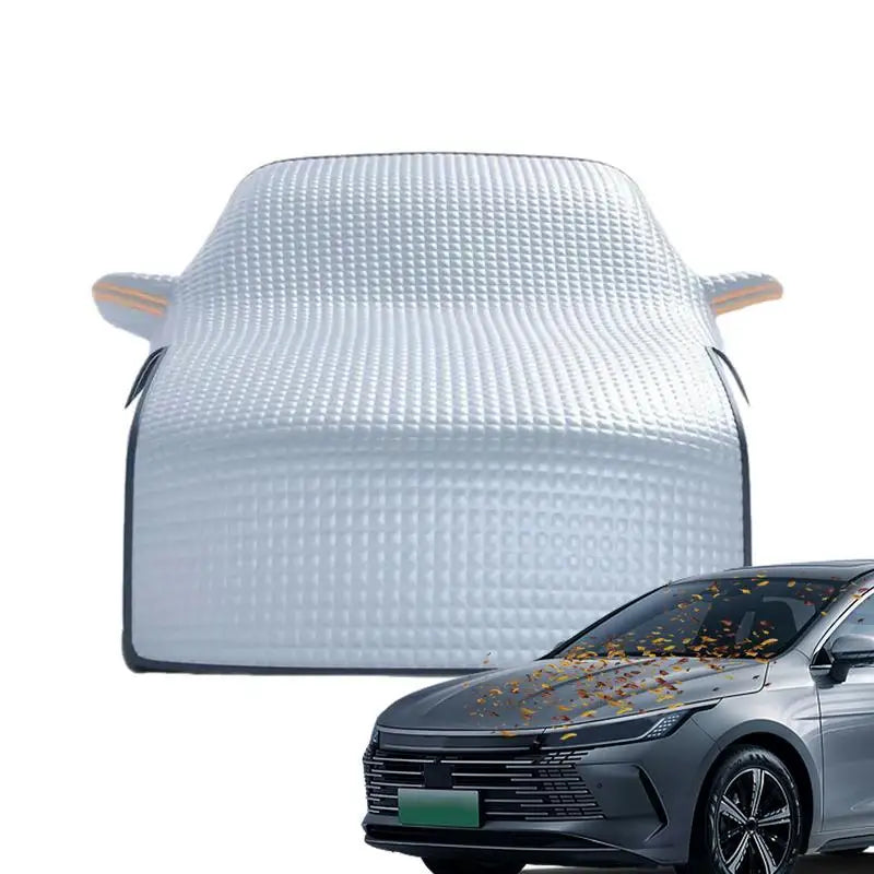 Car Snow Cover Lengthened Sun-Proof Snow Cover Dustproof Frost Guard with Reflective Strip for All Seasons Multifunction Cover Oasis Select