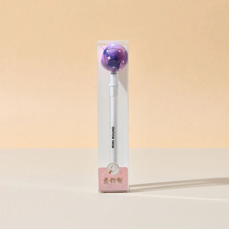  Planet Themed Pen Rotating Magnetic Ballpoint Pen Stress Relief Writing Tool Levitating Floating Needle Tip Pen For Exams Gift Oasis Select A1