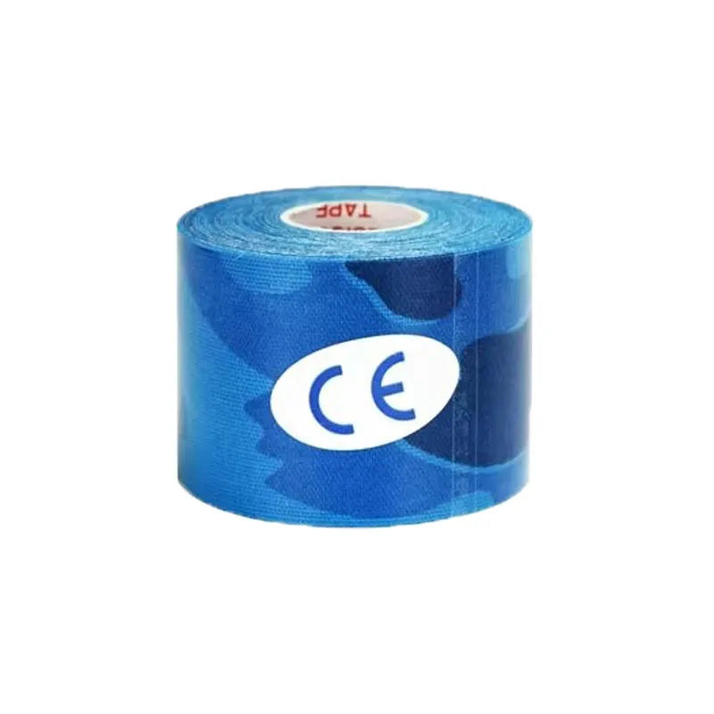 1/2/6pcs Kinesiology Tape Athletic Recovery Elastic Tape Kneepad Muscle Pain Relief Knee Pads Support For Gym Fitness Band Oasis Select 1pcs-Blue Camo 5cm