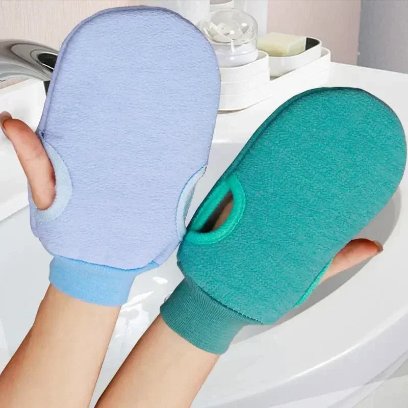 Exfoliating Bath Shower Gloves Dead Skin Removal Spa Massage Body Scrub Towel for Healthy Skin Oasis Select