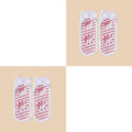 1/2/4/6pairs Self-Heating Socks Winter Warm Thermal Health Care Socks Slimming Health Short Sock Magnetic Therapy Health Sock Oasis Select 2pairs white