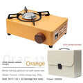 2000W Portable Gas Stove Card Stove Outdoor Camping Cassette Stove Burner Picnic Barbecue Cooking Card Magnetic Stove Gas Tan Oasis Select B