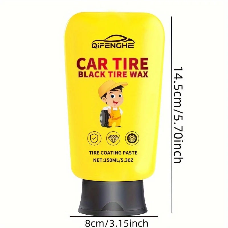 Tire Shine Blackening Paste – Gloss & UV Protection for All Vehicles