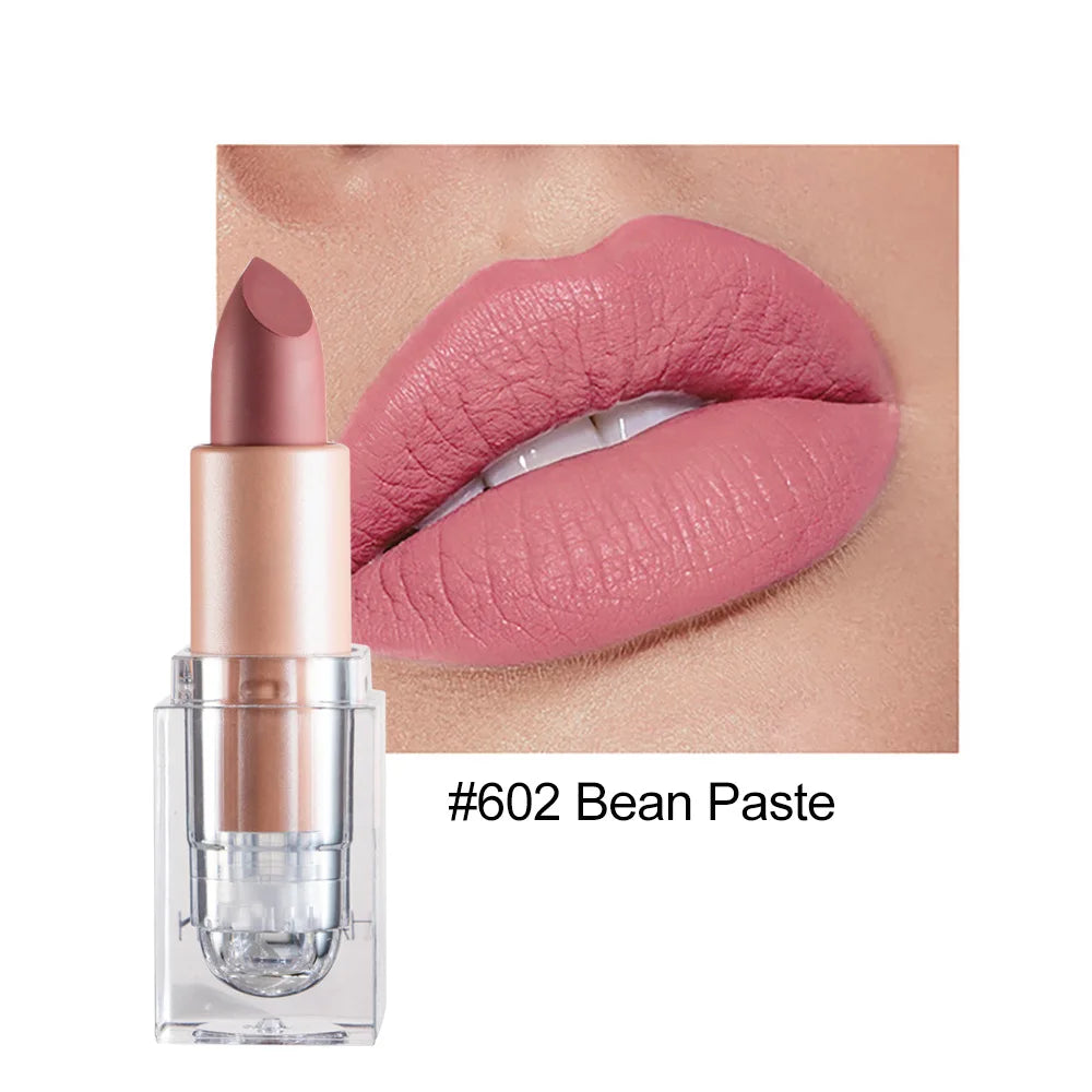 HANDAIYAN Matte Nude Lipstick | Velvet Waterproof Long Lasting