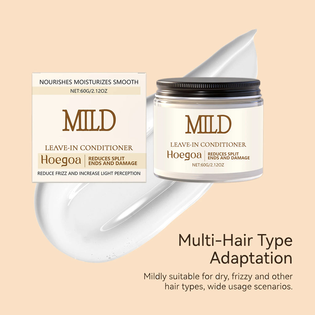Hydrating Leave-in Hair Cream Nourish Frizzy Lasting Softness Oasis Select
