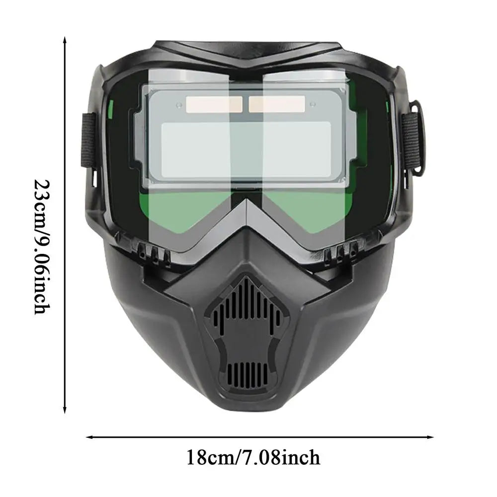 Auto Darkening Welding Helmet Detachable Welding Protector Protective Shield for Processing Soldering Welder Protector Helmet Oasis Select A