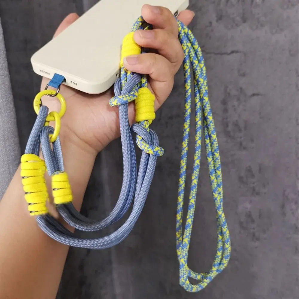 Anti Winding Mobile Phone Lanyard Neck Hanging Detachable Crossbody Phone Strap Bold Anti-Lost Mobile Phone Rope Chain Oasis Select