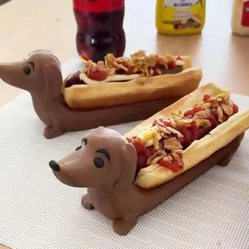 Hot Dog Dachshund Tray Funny Hot Dogs Serving Tray Funny Snack Dinner Tray Holder Hot Dog Holder for Home Family Gatherings Oasis Select