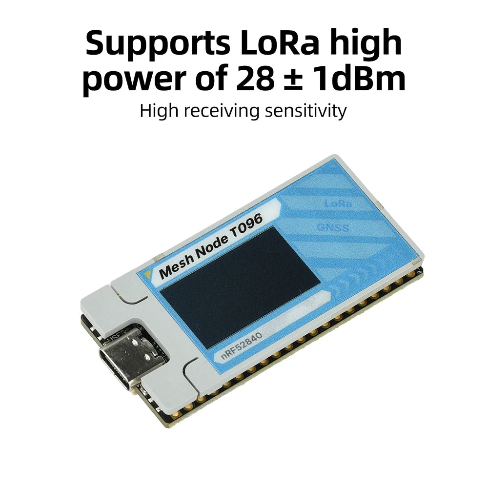 Mesh Node T096 Heltec Meshtastic MeshCore Development Board nRF52840 SX1262 BT LoRa GNSS Communication Dev-board 863-928 MHz Oasis Select