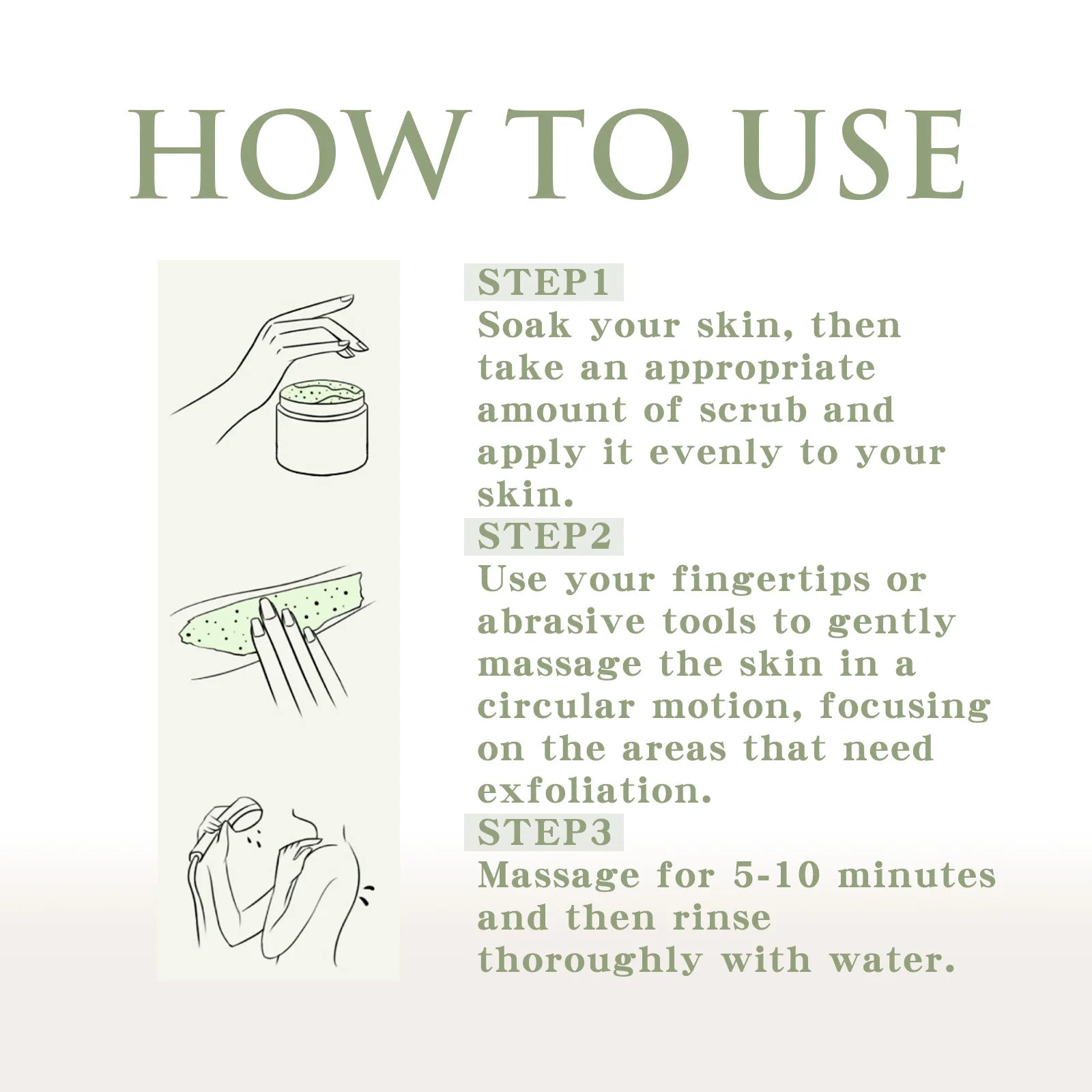 Avocado Scrub Exfoliator Eliminate Dullness Moisturize Remove Dirt Brighten Clean Tender Removing Chicken Skin Body Care Scrub Oasis Select