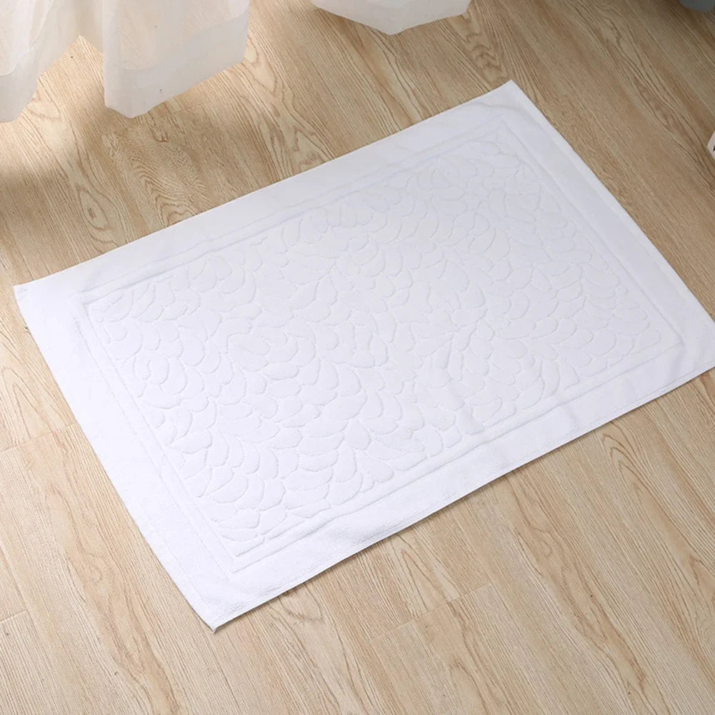 Cotton Bath Mats For Shower 31.5x19.7 Inch Rectangular Mat Bathroom Accessories Suitable For Various Styles & Settings
