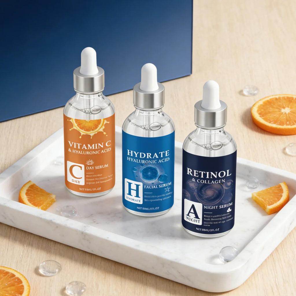 Hyaluronic Acid, Retinol & Vitamin C Face Serum 30ml Face Serum Oasis Select