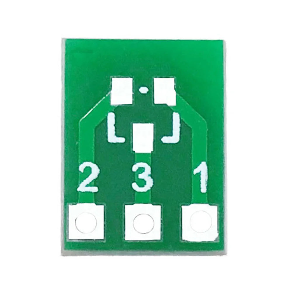 20Pcs SOT23 SOT23-3 Turn SIP3 Double-Side SMD Turn DIP SIP3 Adapter Converter Plate SOT SIP IC Socket PCB Board DIY Kit Oasis Select