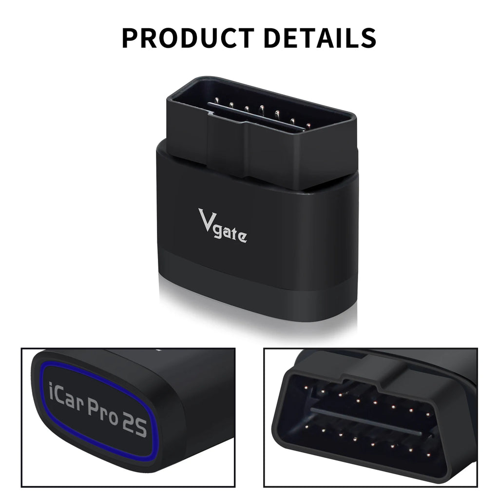 Vgate iCar Pro 2S ELM327 Bluetooth 5.3 OBD2 Car Diagnostic Scanner OBD2 Diagnostic Scanner Oasis Select