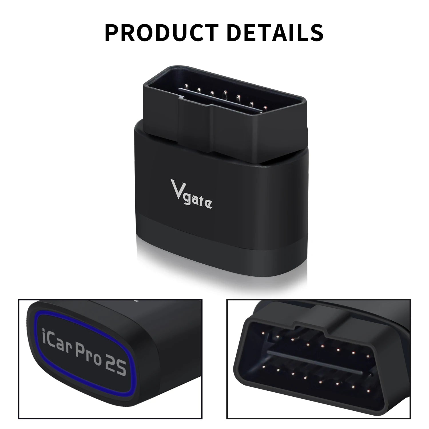Vgate iCar Pro 2S ELM327 Bluetooth 5.3 OBD2 Car Diagnostic Scanner OBD2 Diagnostic Scanner Oasis Select
