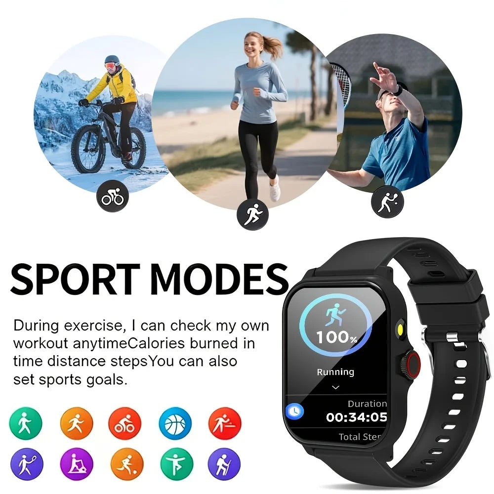 ERUN Smart Watch 1.83" Touch Screen | Call, Sports & Alexa