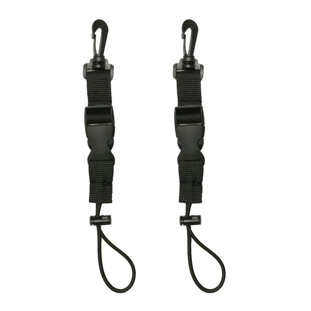 2PCS Diving Camera Lights Lanyard Strap Backpack Quick Release Buckle Clip Diver Torch Holder Buckle Oasis Select 2PC