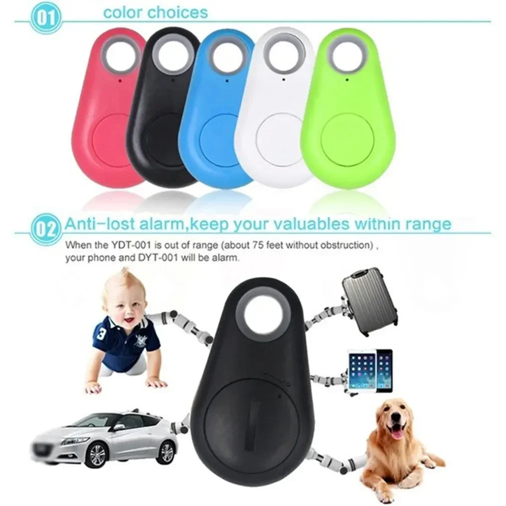 1PC Mini Fashion Smart Dog Pets Bluetooth 4.0 GPS Tracker Anti-lost Alarm Tag Wireless Child Bag Wallet Key Finder Locator Oasis Select