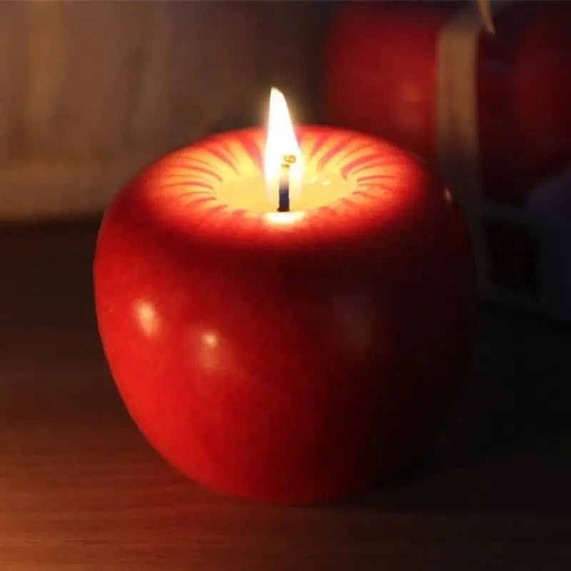 3D Realistic Apple Scented Candle | Aromatherapy Gift Décor