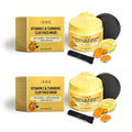Vitamin C Turmeric Clay Mask – Deep Cleanse & Brighten Clay Face Mask Oasis Select 2 x 120g boxed