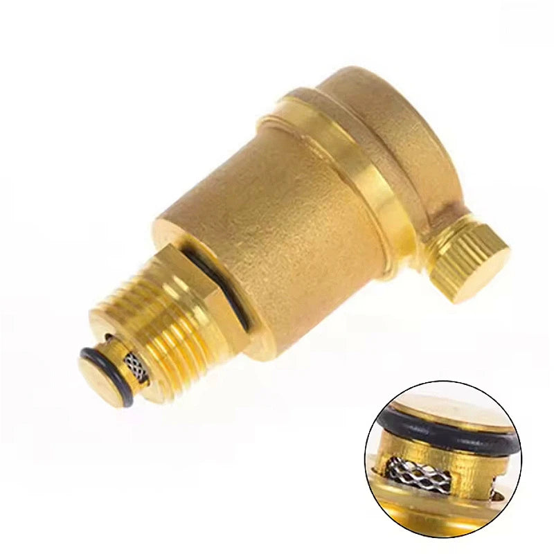 Brass Household Valve Accessories 1/2 3/4 "1-inch Solar Water Heater Automatic Exhaust Heating Exhaust Pressure Relief Valve Oasis Select