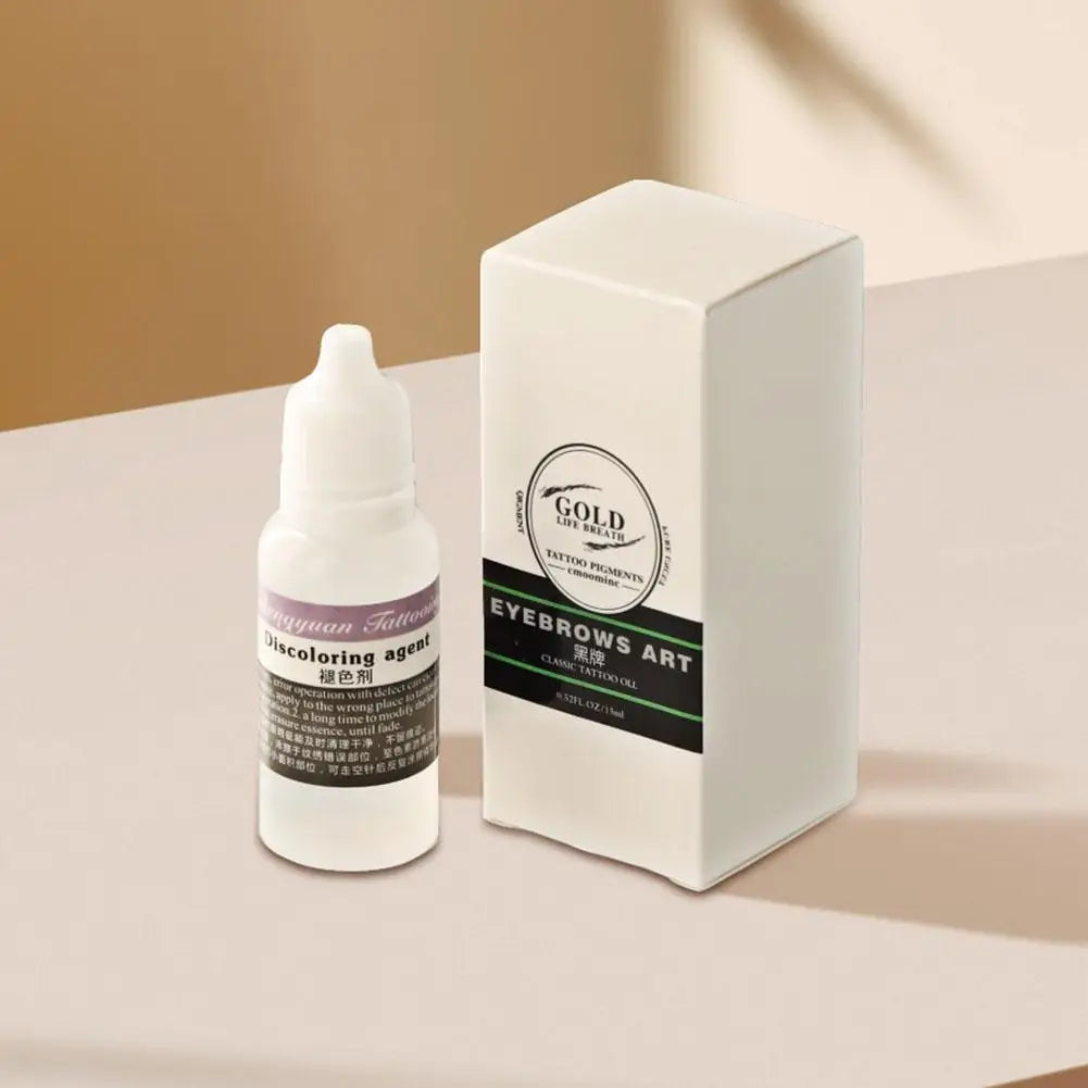 Painless Tattoo Remover & Fading Agent, Tattoo Removal Oil to Effectively & Gradually Fade Tattoos,Eyebrow Color Remover Agent Oasis Select