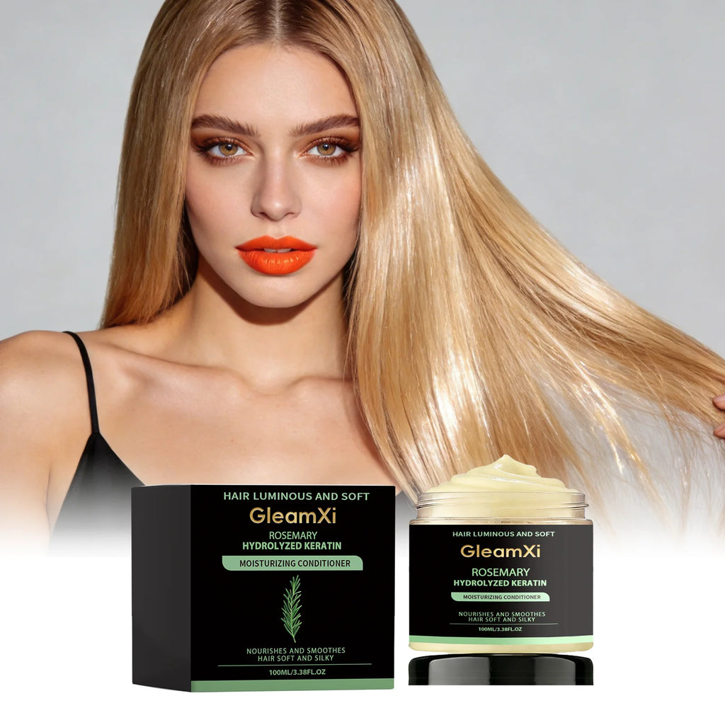 Rosemary Hair Conditioner Smooth Hair Improve Dryness Repair Damaged Frizzy Hair Reduce Hair Splitting Strengthen Hair Care Oasis Select