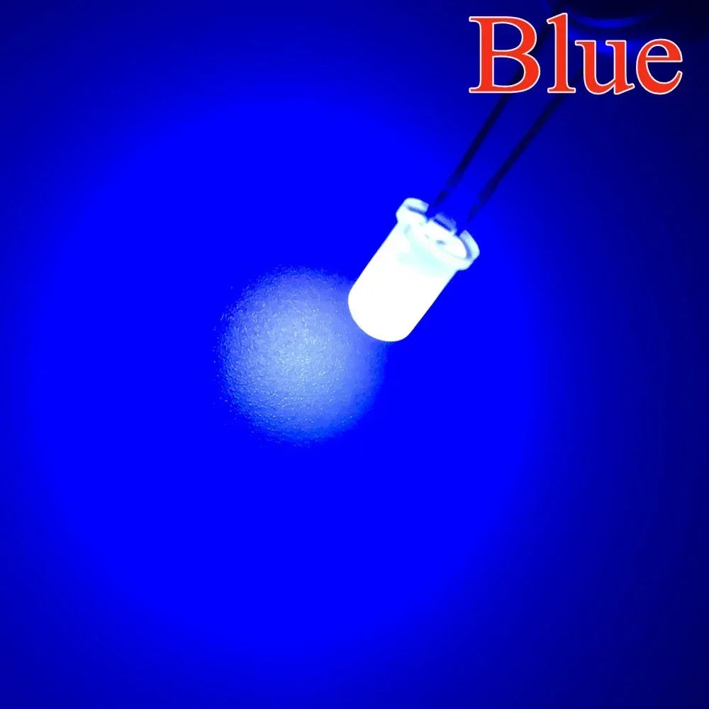 1000Pcs 5mm Diffused LED Diodes – 6-Color DIY Lighting Kit