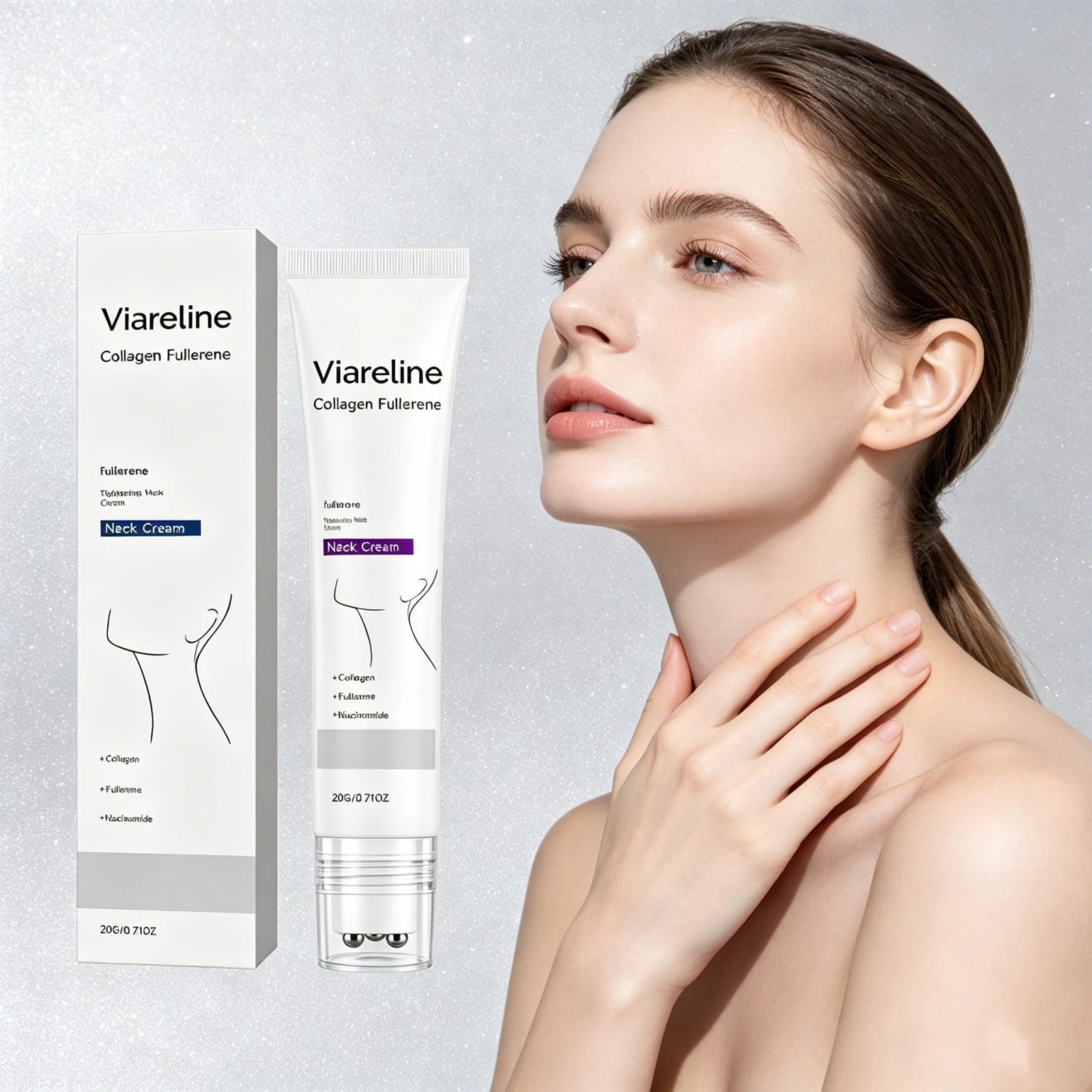 Collagen Neck Firming Cream Deep Hydration Moisturize Anti-Aging Anti-Wrinkle Tighten Smooth Fine Lines Lifting Neck Care Cream Oasis Select