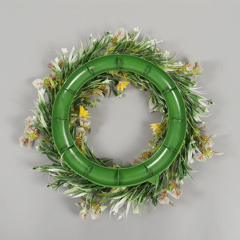 Easter Egg Wreath, Artificial Flower Wreath Front Door Window Artificial Flower Garland, for Farmhouse Festival Party Decor Oasis Select