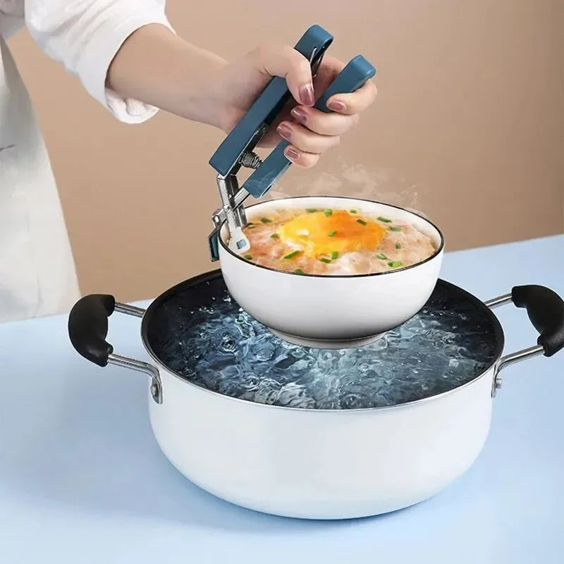 3pcs/set Bowl Clamp Anti Scald Clamp Kitchen Tool Clamp Steaming Vegetable Clamp Anti Slip And Anti Scald Hand Clamp Plate Oasis Select