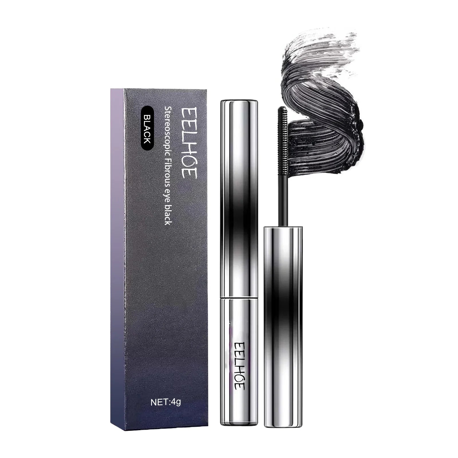 Curling Mascara Thick Waterproof Lengthening Black/brown Eyelash Styling Lash Extension Eye Lashes Brush Makeup Eye-Cosmetics Oasis Select black 1pcs