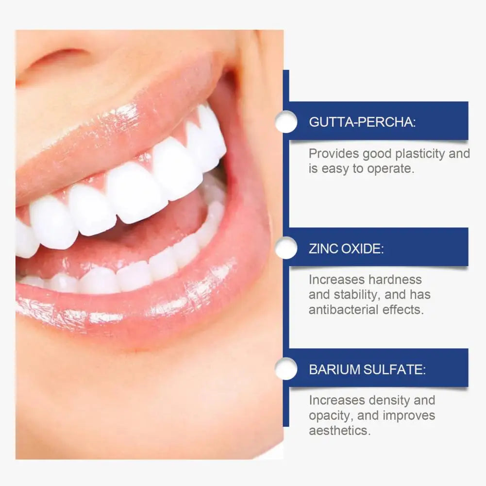 30g Fake Teeth Repair Dental Adhesive, Thermal Forming False Teeth,Reusable Super Strong Non-Toxic Dental Solution (1 Bottle) Oasis Select