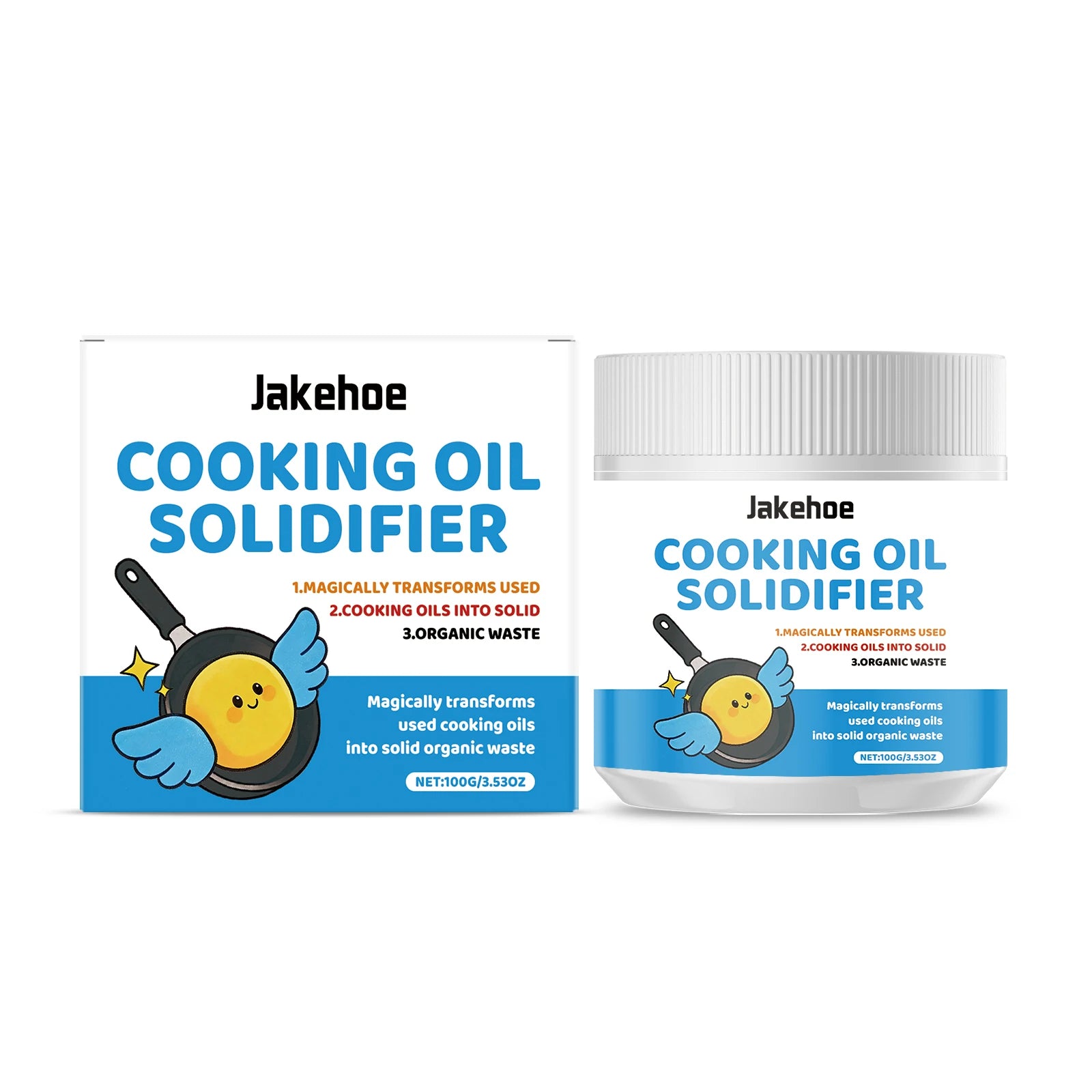 Cooking Oil Solidifier Powder Prevents Clogged Drains Turns Used Fryer Oil Into Solid Disposal For Home Restaurant Eco Cleaning Oasis Select 100g Bottled