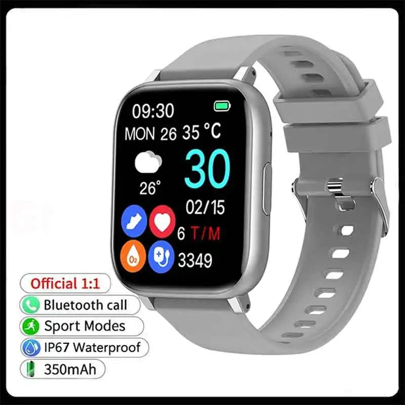 1.77" Smartwatch – Bluetooth Calls, Heart Rate & SpO2 Monitor