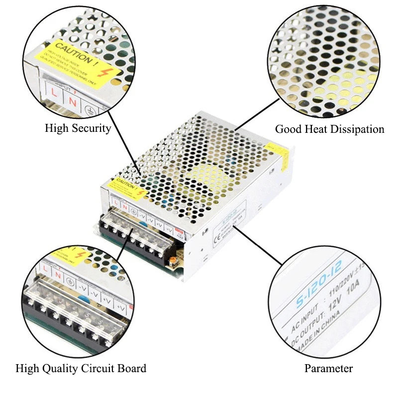 500W 600W 800W 1000W 1200W 1500W DC 5V 12V 24V 36V 48V Power Supply SMPS AC 220V TO DC 5V 12V 24V 36V 48V Switching Power Supply Oasis Select