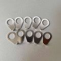 10Pcs Guitar Knobs Pointer Plates 3/8" Size Pointer Indicator Washers For Gibson LP Electric Guitars Accessories Part Oasis Select Silver