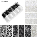 Lace Nail Foil Transfer Wraps – 10 Rolls DIY Nail Art Nail Art Foil Oasis Select A