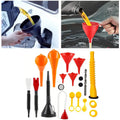 Fueling Funnel Set Plastic Oil Funnel With Nut Retractable Pipe For Car Motorcycle Home Kitchen Function Plastic Funnel Oasis Select Default Title