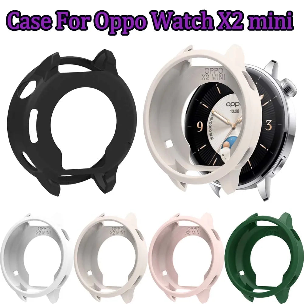 Silicone Case Cover for Oppo Watch X2 Mini – Shockproof Smartwatch Case Oasis Select