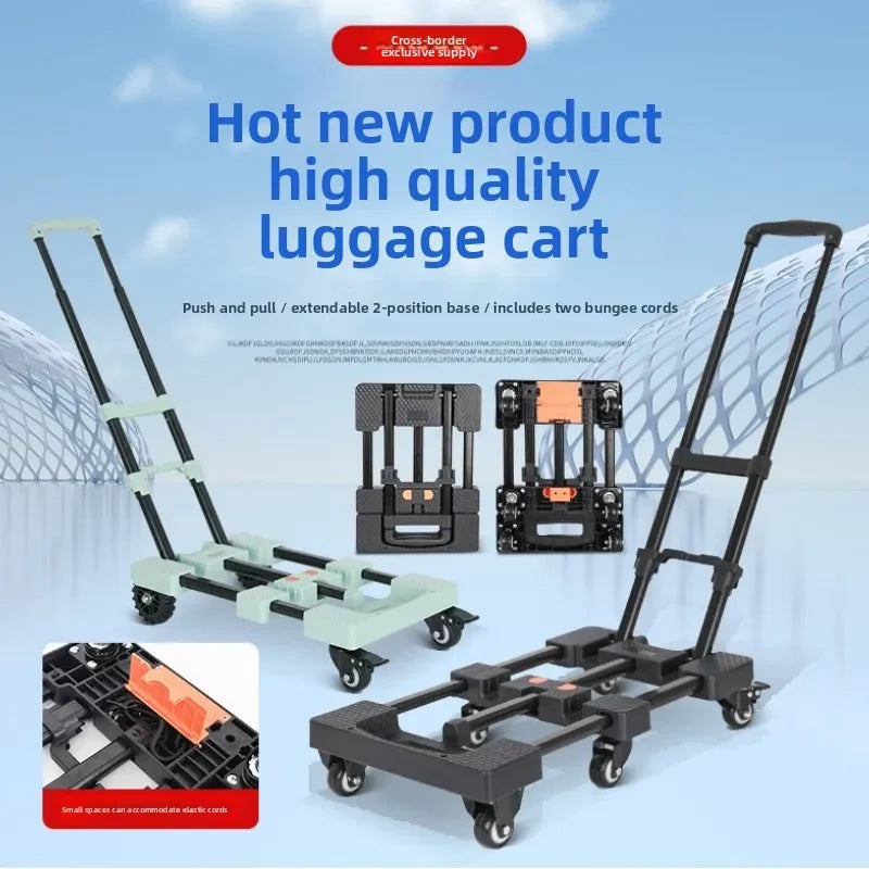 Multi-functional Folding trolley hand-pulled cart flatbed truck portable cargo handling Oasis Select