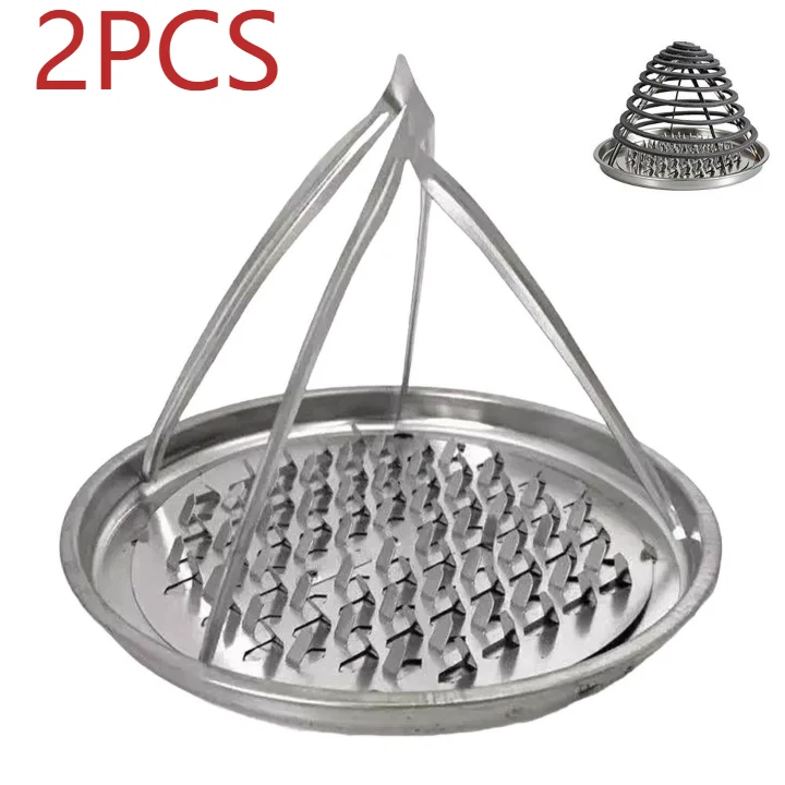 Stainless Steel Mosquito Coil Holder with Ash Tray & Cover