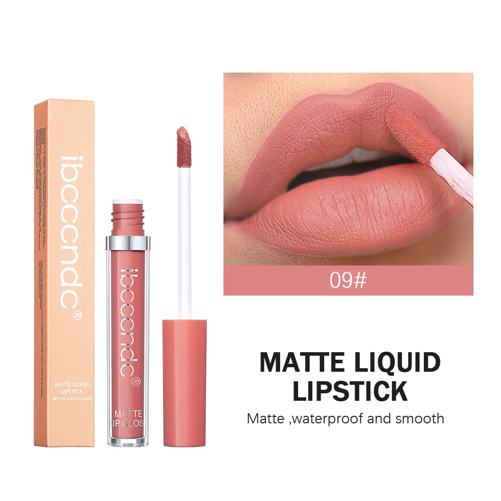 ibcccndc 12-Color Matte Velvet Liquid Lipstick | 12Hr Wear Matte Liquid Lipstick Oasis Select 9