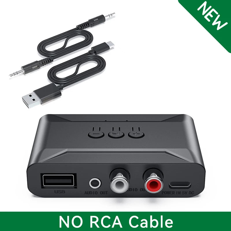 Bluetooth 5.4 Audio Receiver U Disk RCA 3.5mm AUX USB Stereo Music Wireless Adapter With MIC For Car Kit Amplifier Wired Speaker Oasis Select Standard Edition